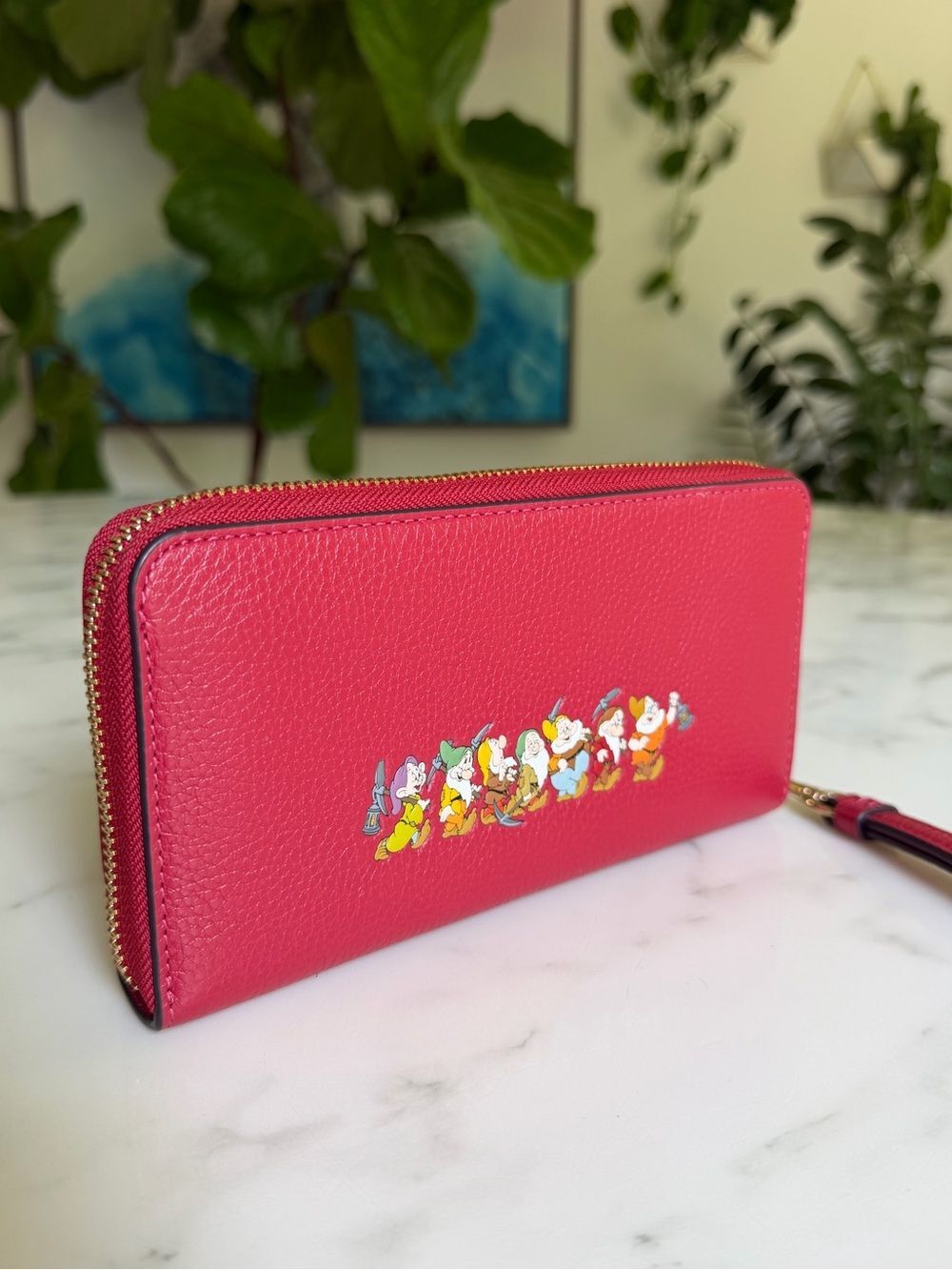 NWT Disney X Coach Long Zip Around Wallet w/Who Is The Fairest One Of All Motif - Picture 13 of 14